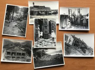 7 X Photos: Typhoon In Hong Kong,  August 1923