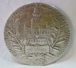 Award Medal 1915 San Francisco PPIE World’s Fair Panama Pacific Exposition 70 Mm 10