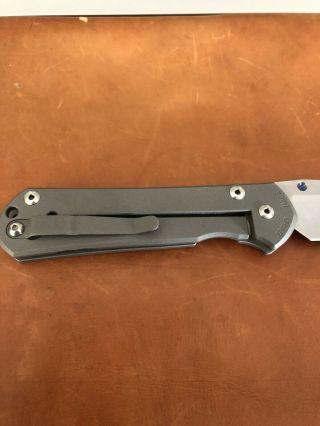 Chris Reeve Large Sebenza 21 Drop Point Knife With Blue Lanyard 10