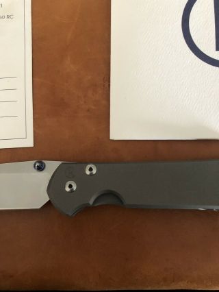 Chris Reeve Large Sebenza 21 Drop Point Knife With Blue Lanyard 4