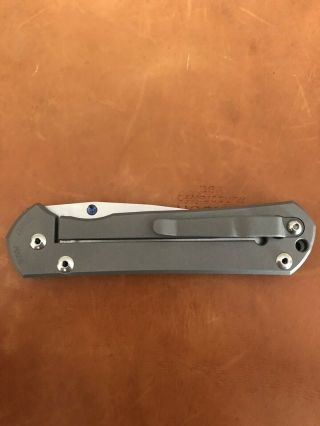 Chris Reeve Large Sebenza 21 Drop Point Knife With Blue Lanyard 8