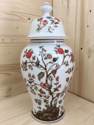 Vintage Andrea By Sadek Japan 9351 Floral Flower Ginger Jar Vase Rare