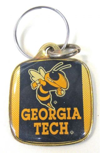 Georgia Tech Football Mascot Logo Keychain Keyring Key Ring ^