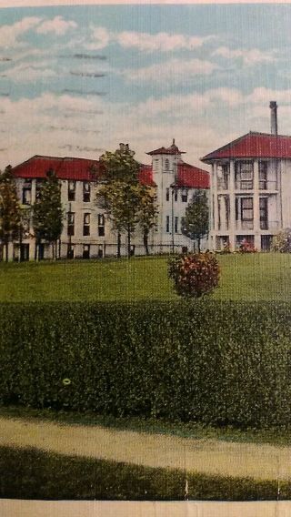 1937 Postcard Watts Hospital,  Durham,  N.  Carolina