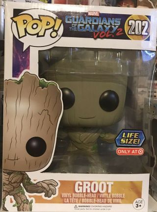 Marvel Guardians Of The Galaxy Vol.  2,  Groot 202 Life Size Funko Pop
