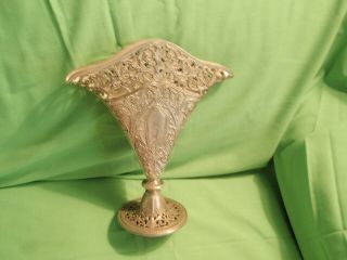 Vintage Godinger Silver Plate Fan Vase