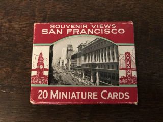 Vintage Set Of 20 Photos In Mailer San Francisco Souvenir Views