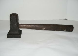 Atha Horseshoe 3” Square Head Blacksmith Anvil Forge Flatter Hammer 5 LB.  7 OZ 2