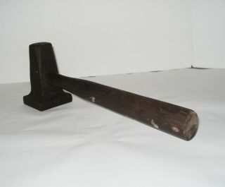 Atha Horseshoe 3” Square Head Blacksmith Anvil Forge Flatter Hammer 5 LB.  7 OZ 3