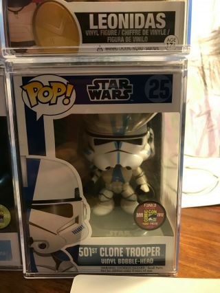 Funko Pop Star Wars 501st Clone Trooper 25 Sdcc 2012 Le 480 Rare Grail