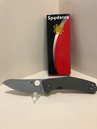 Spyderco Spydiechef Ti Framelock Knife -