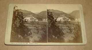 C1880 Real Photo Stereoview Thurlow 