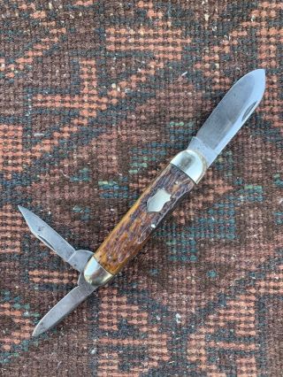 Adolph Blaich San Francisco Razor Steel Jumbo Sleeveboard Whittler Knife