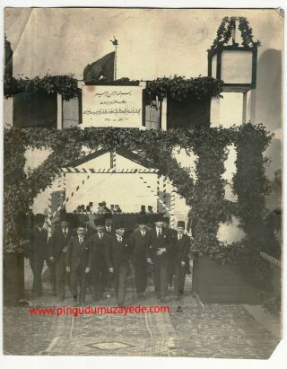 Turkey / 1924 M.  Kemal Ataturk,  Railway Construction Of Samsun Carsamba,  15x12 Cm