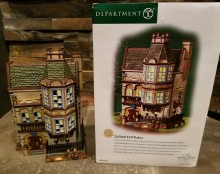 Department 56 Scotland Yard Station 58730 Lighted Retired 2004