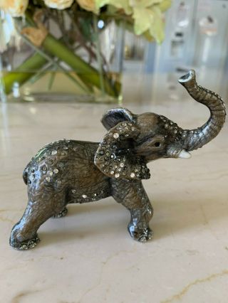 Jay Strongwater Signed Baby Elephant $495 Elmere Not A Mini