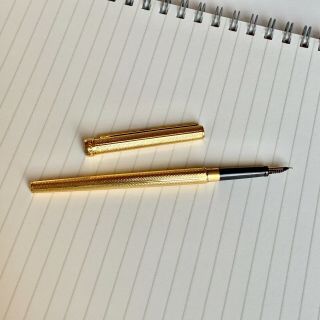 Sailor Fountain Pen Chalana 18k Gold Slim With Pen Case