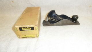 Stanley 220 Block Plane.  I Believe Un - With Labeled Box