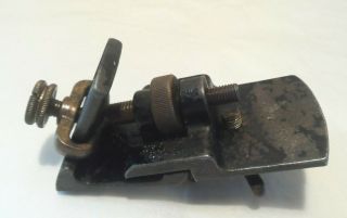 ANTIQUE STANLEY NO.  72 1/2 CHAMFER PLANE BEADING ATTACHMENT WITH SIX CUTTERS 2