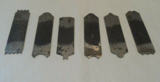 ANTIQUE STANLEY NO.  72 1/2 CHAMFER PLANE BEADING ATTACHMENT WITH SIX CUTTERS 4