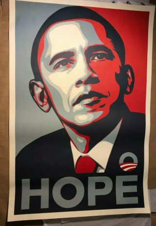 Obama 2008 Obey Hope Poster By Shepard Fairey Campaign Edition 2008 24x36