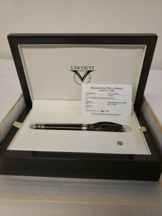 Visconti Limited Edition Wall Street Manhattan Grey Fountain Pen 20/35
