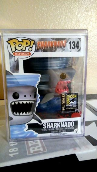 Funko Pop Exclusive Sdcc Sharknado Bloody Variant 2014 San Diego Comic Con Rare