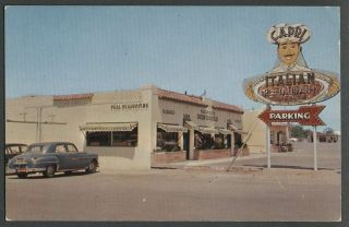 El Paso Tx: C.  1950s Postcard Capri Italian Restaurant,  6972 Hwy 80 E.  Neon Sign