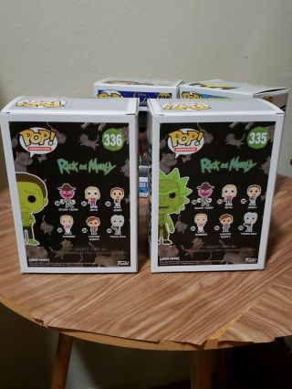 Funko POP: Toxic Rick And Morty Target Exclusives (Glow In The Dark) 3