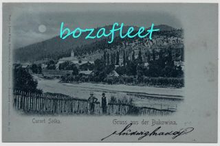 1898 Bukowina Bucovina Solka K.  U.  K.  Postcard (dubrovnik Trebinje)