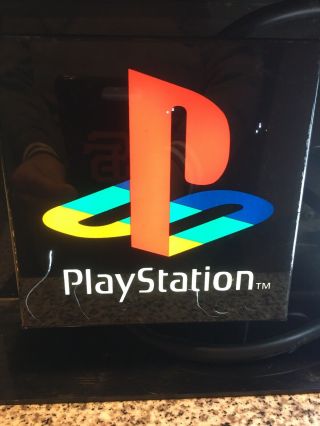 Sony Play Station Neon Illuminated Lighted Sign (1990s) 2