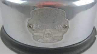Federal Sign and Signal Corporation Beacon Ray RED GLASS Dome Model 17 12V 3