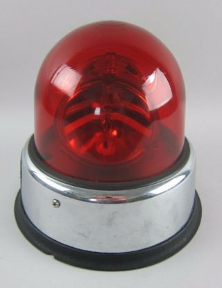 Federal Sign and Signal Corporation Beacon Ray RED GLASS Dome Model 17 12V 6