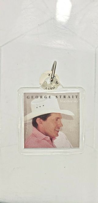 Vintage George Strait Country Music Concert Tour Keychain