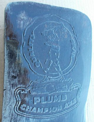 Plumb Champion Quality Seal Embossed Lumberjack Star Logo Single Bit Axe 3.  5 lbs 3