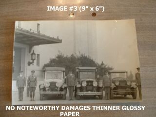 5 RARE 1930 ' s B/W PHOTOGRAPHS OF OAKLAND CALIF POLICE DEPT.  PARADE CARS UNIFORMS 4