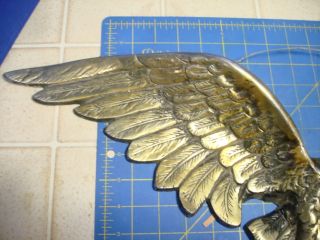 VINTAGE CAST ALUMINUM METAL AMERICAN EAGLE WITH RARE LARGE 26  WINGSPAN 3