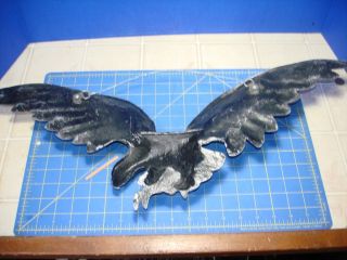 VINTAGE CAST ALUMINUM METAL AMERICAN EAGLE WITH RARE LARGE 26  WINGSPAN 5