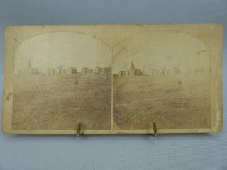 Scarce Antique Stereoview Asylum,  State Lunatic Hospital Norristown Pa Photo
