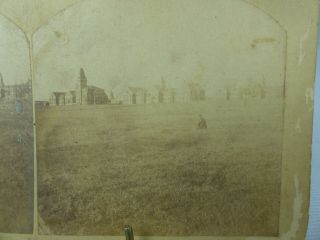 Scarce Antique Stereoview Asylum,  State Lunatic Hospital Norristown Pa Photo 2