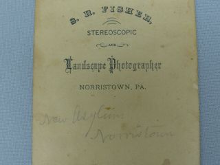Scarce Antique Stereoview Asylum,  State Lunatic Hospital Norristown Pa Photo 6