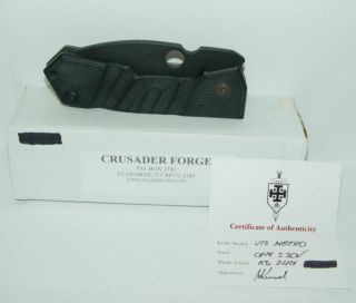 Crusader Forge Custom Vis Metro Tactical Frame Lock Knife