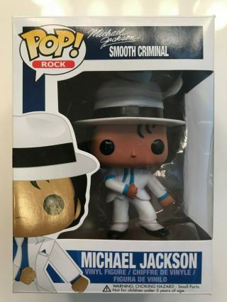 Funko Pop Vinyl Figure Michael Jackson 24 Smooth Criminal Rare Vaulted