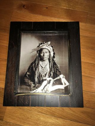 Vintage Heebe - Tee - Tse Shoshone Indian 1889 Historical Framed Photo Print