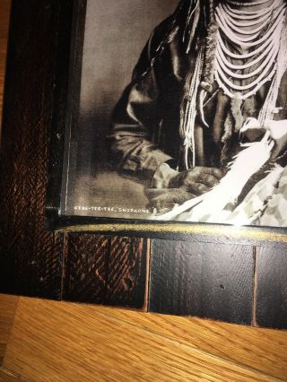 Vintage Heebe - Tee - Tse Shoshone Indian 1889 Historical Framed Photo Print 4