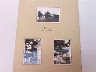 C1930s Nanking The Bell Temple 3 X Photographs Images - China
