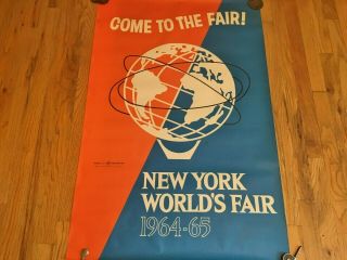 Vintage 1964 - 65 York World ' s Fair Poster All And Beauty 4