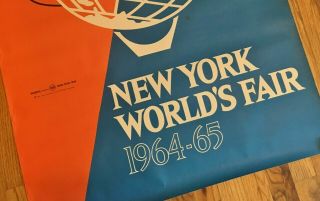 Vintage 1964 - 65 York World ' s Fair Poster All And Beauty 7