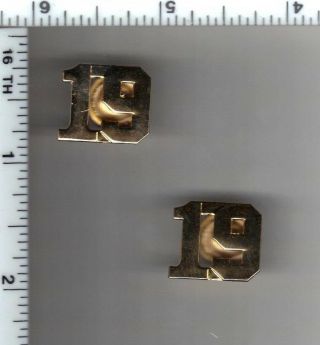 19th Precinct Police Collar Brass Set - From The York City/new Jersey Area