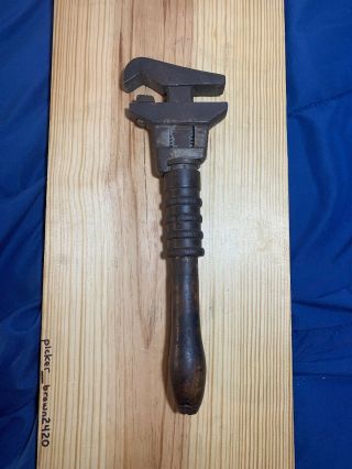Vintage 1878 Double Head Bemis & Call Adjustable Wrench Farm Tools 12 1/2”